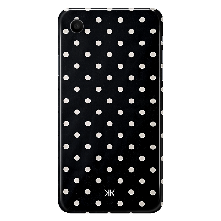 White Polka Dot phone case for iPhone XR