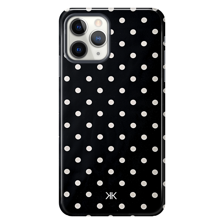 White Polka Dot tough phone case for iPhone 11 Pro