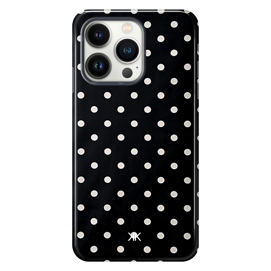 White Polka Dot tough phone case for iPhone 12 Pro