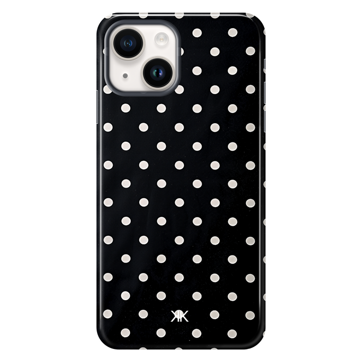 White Polka Dot tough phone case for iPhone 13 mini