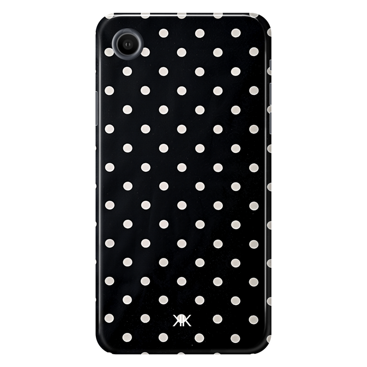 White Polka Dot tough phone case for iPhone XR