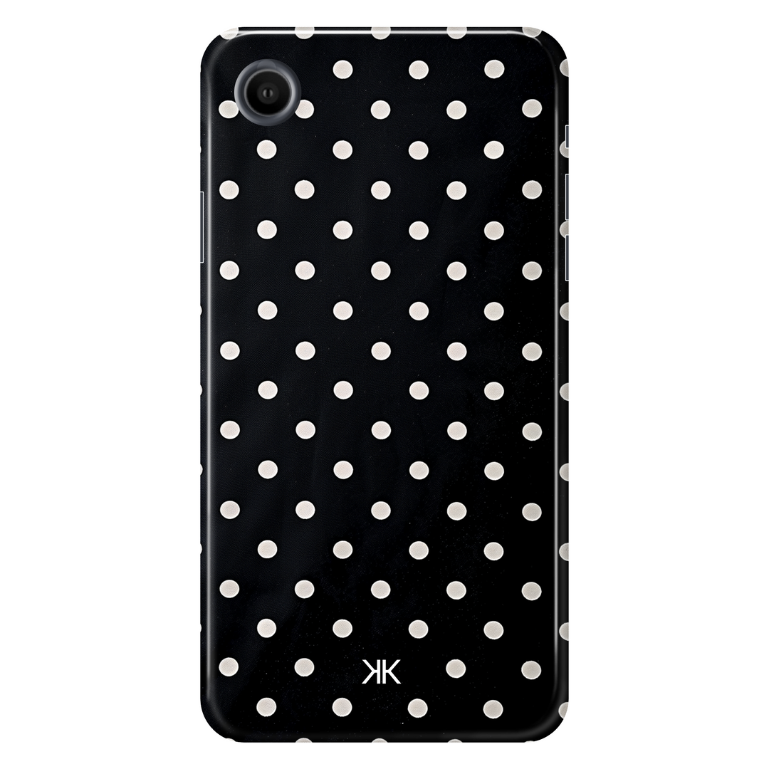 White Polka Dot tough phone case for iPhone XR