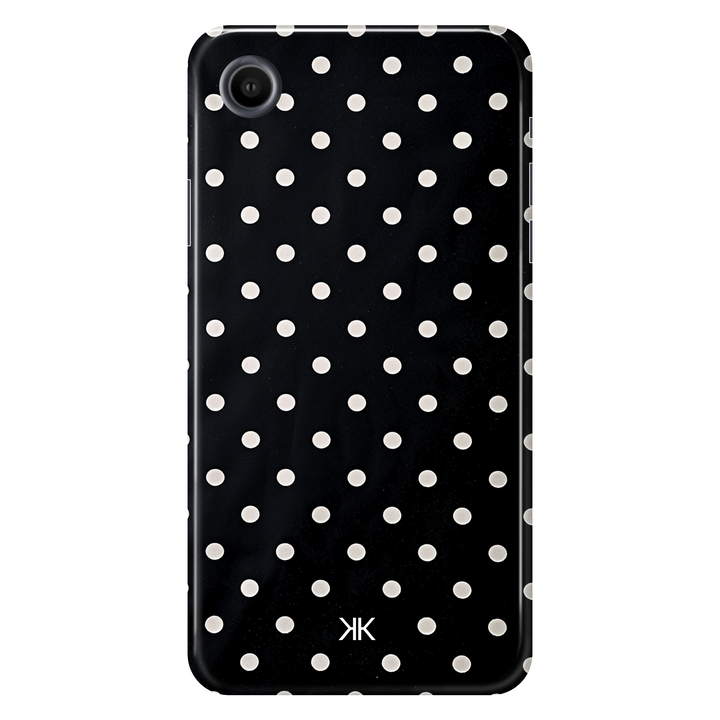 White Polka Dot tough phone case for iPhone XR