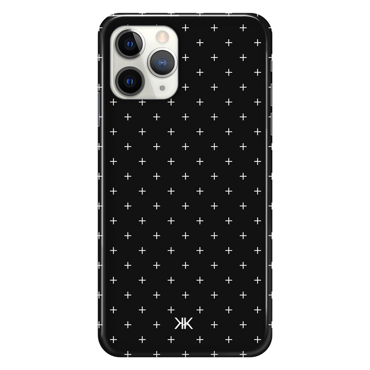 White Scandi Crosses phone case for iPhone 11 Pro