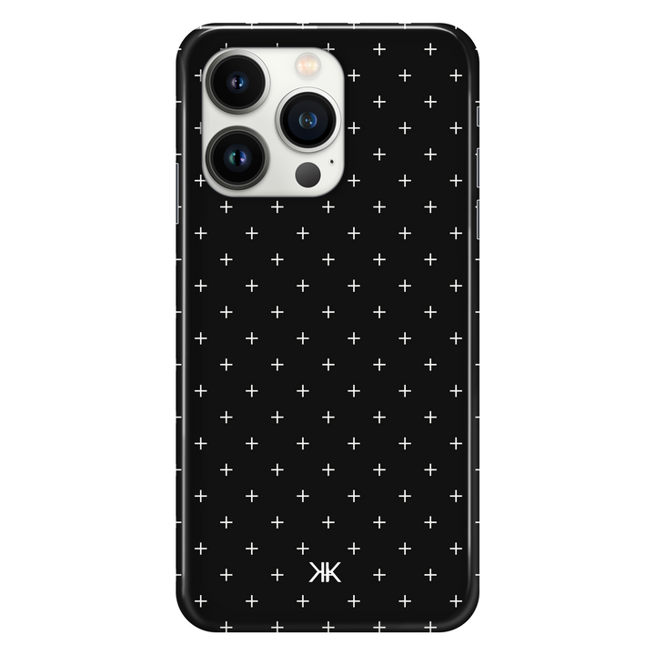 White Scandi Crosses phone case for iPhone 13 Pro