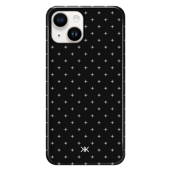 White Scandi Crosses Phone Case - PhoneCase_KKDL_whitescandicrosses_iphone-14.png