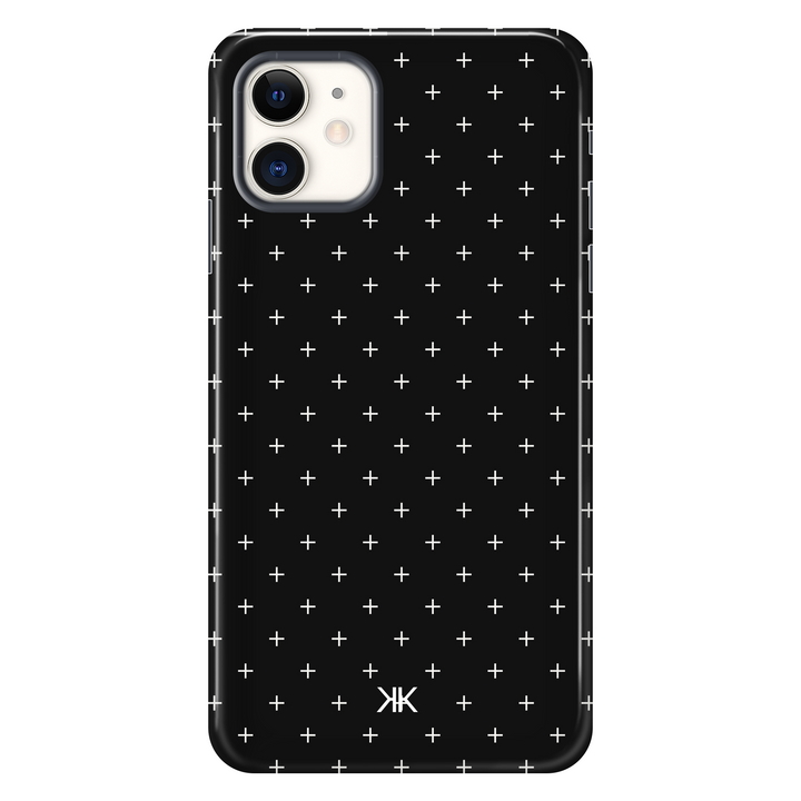 White Scandi Crosses tough phone case for iPhone 11