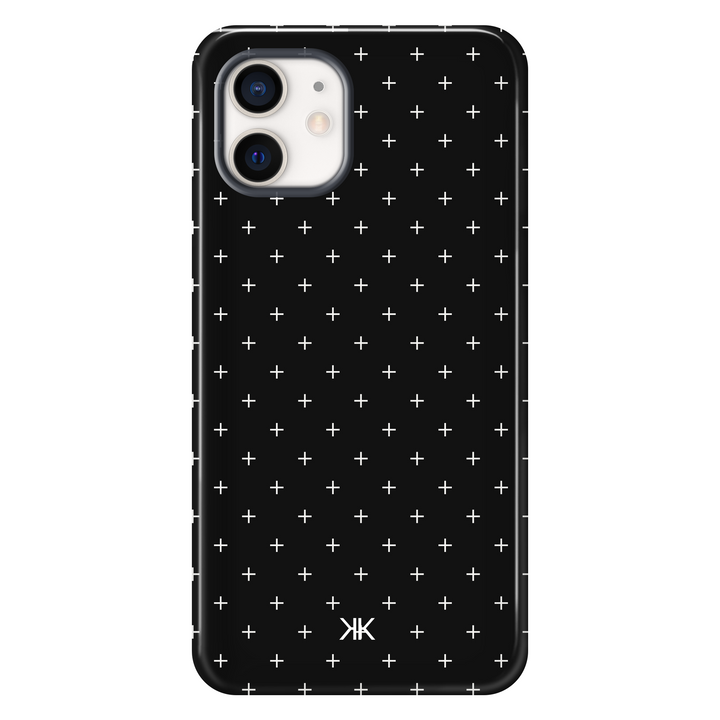 White Scandi Crosses Phone Case - PhoneCase_KKDL_whitescandicrosses_tough_iphone-12.png