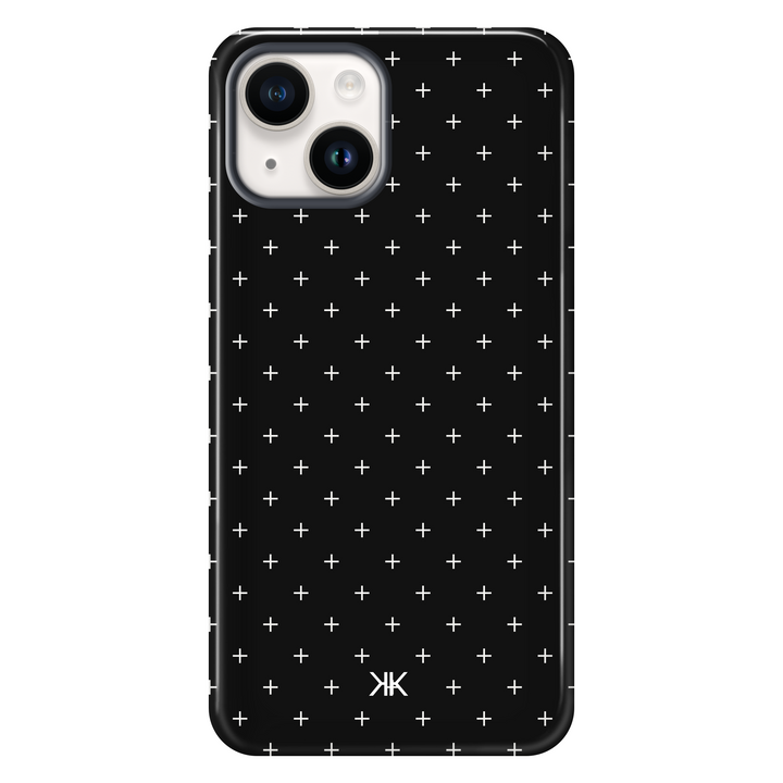 White Scandi Crosses Phone Case - PhoneCase_KKDL_whitescandicrosses_tough_iphone-14.png