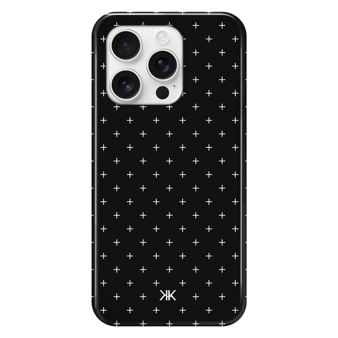 White Scandi Crosses Phone Case - Tough Case - iphone-16-pro