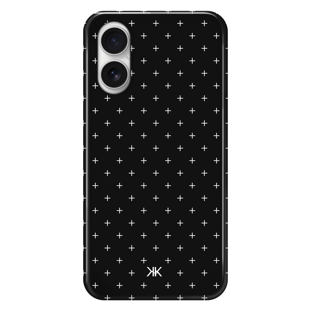 White Scandi Crosses Phone Case - Tough Case - iphone-16