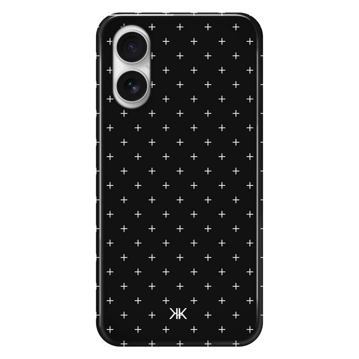 White Scandi Crosses Phone Case - Tough Case - iphone-16