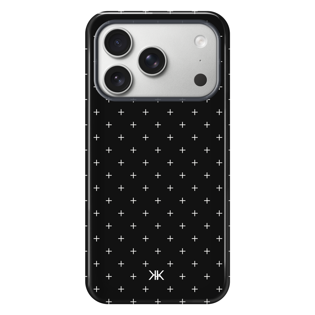 White Scandi Crosses Phone Case - PhoneCase_KKDL_whitescandicrosses_tough_iphone-17-pro.png