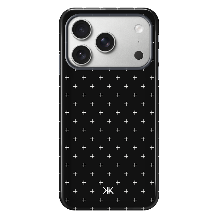 White Scandi Crosses tough phone case for iPhone 17 Pro
