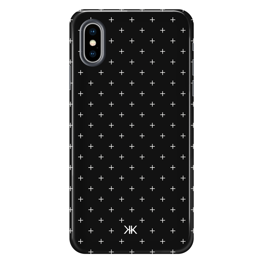 White Scandi Crosses tough phone case for iPhone X