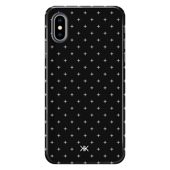 White Scandi Crosses tough phone case for iPhone X