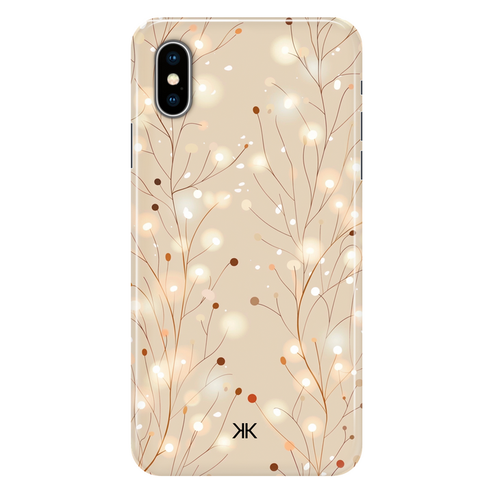 Winter Lights phone case for iPhone X