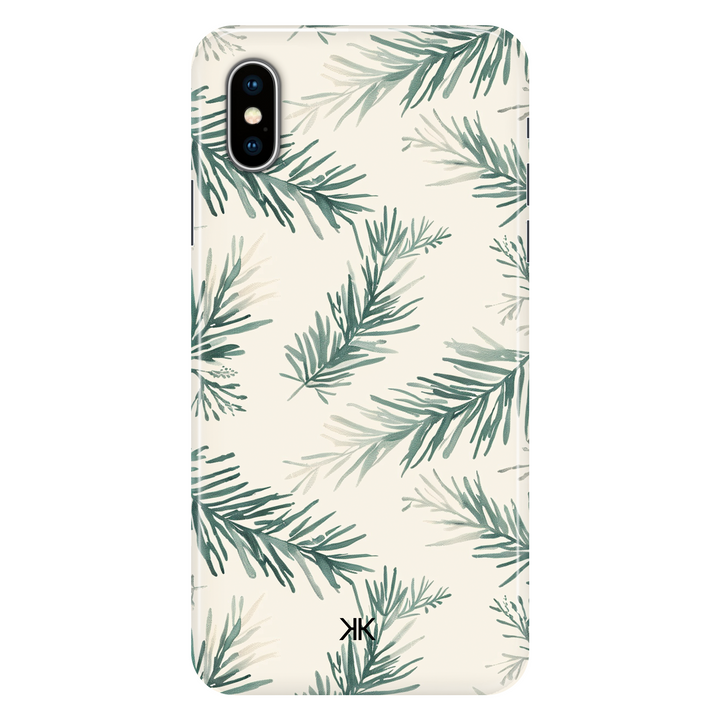 Winter Pine phone case for iPhone X