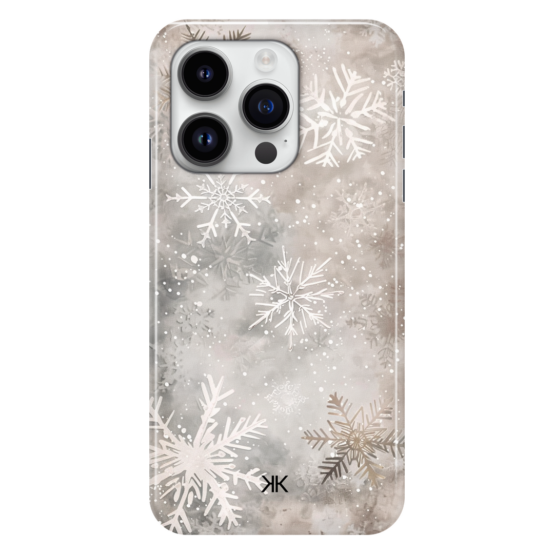 Winter Snow Flakes phone case for iPhone 14 Pro