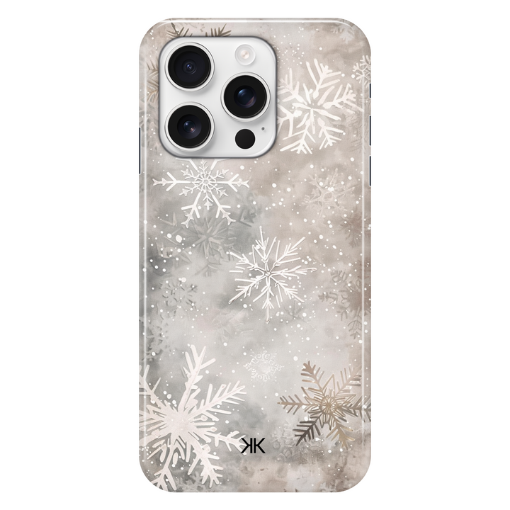 Winter Snow Flakes phone case for iPhone 16 Pro