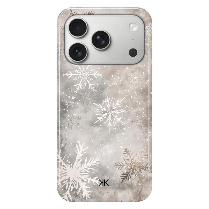 Winter Snow Flakes phone case for iPhone 17 Pro