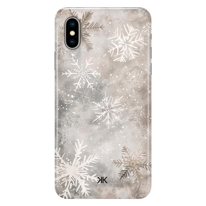 Winter Snow Flakes phone case for iPhone X