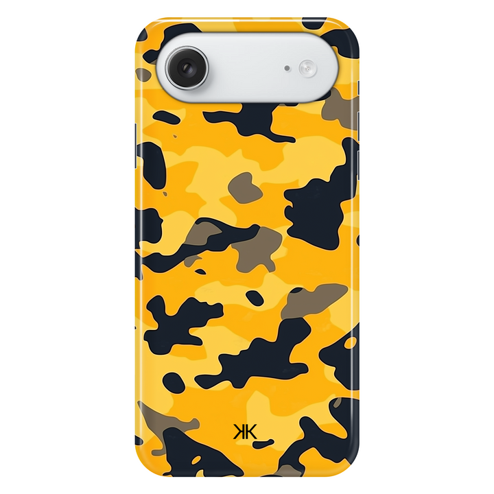 Yellow Camo phone case for iPhone 17 Air