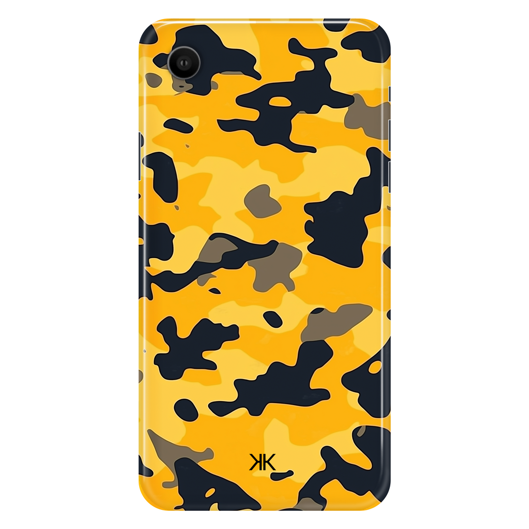 Yellow Camo phone case for iPhone XR