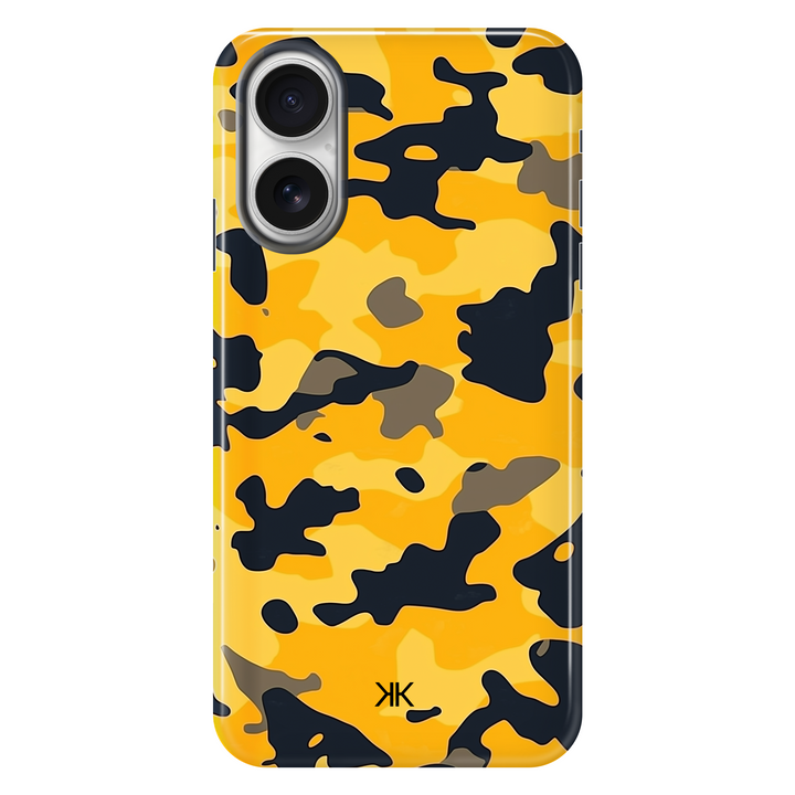 Yellow Camo Phone Case - Tough Case - iphone-16
