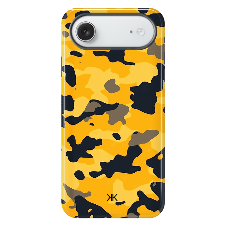 Yellow Camo Phone Case - Tough Case - iphone-17-air