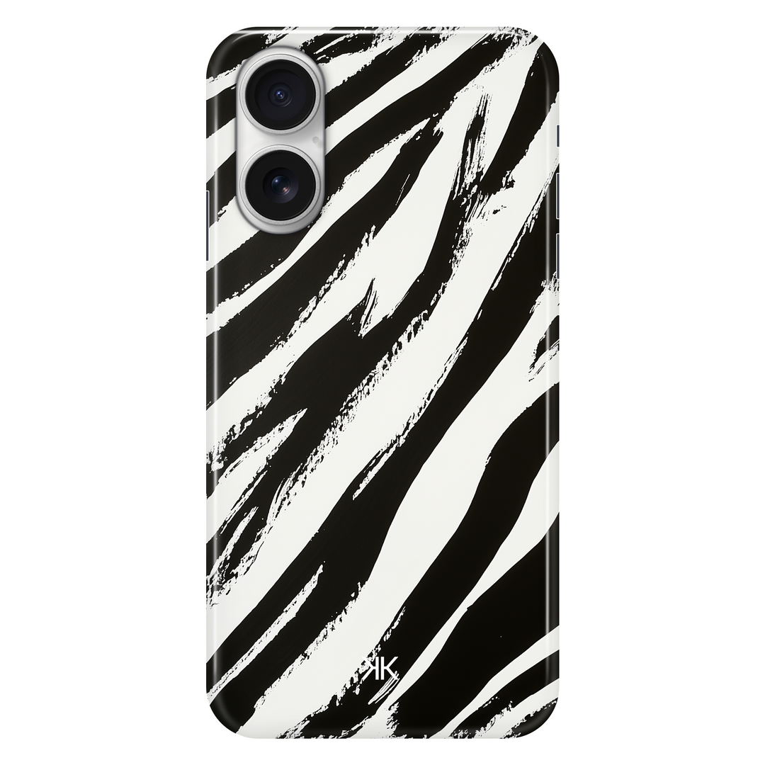 Zebra Print phone case for iPhone 16