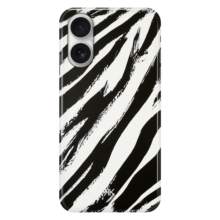 Zebra Print phone case for iPhone 16