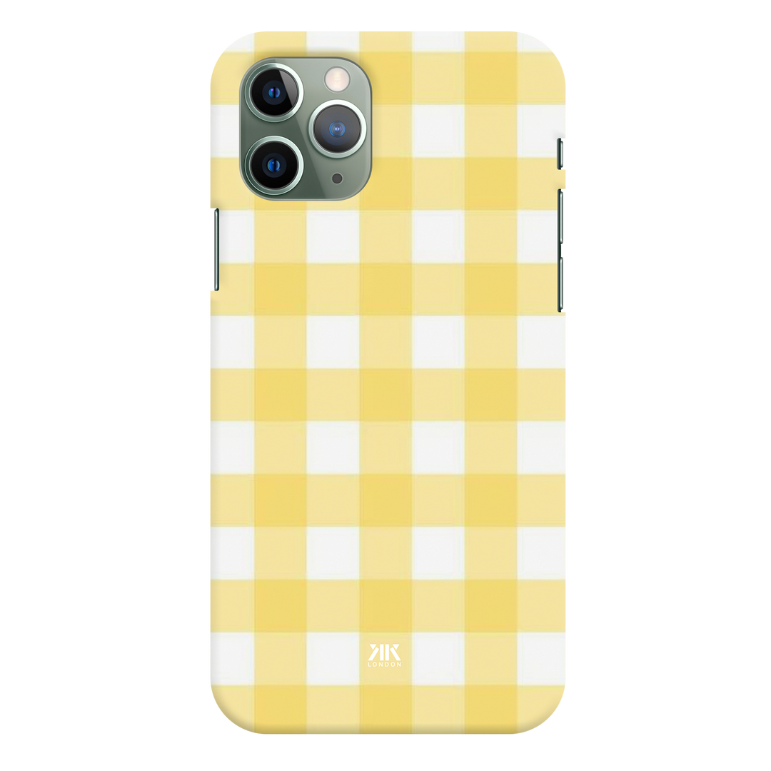 Yellow Gingham Phone Case