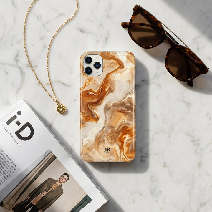 Amber Marble Phone Case