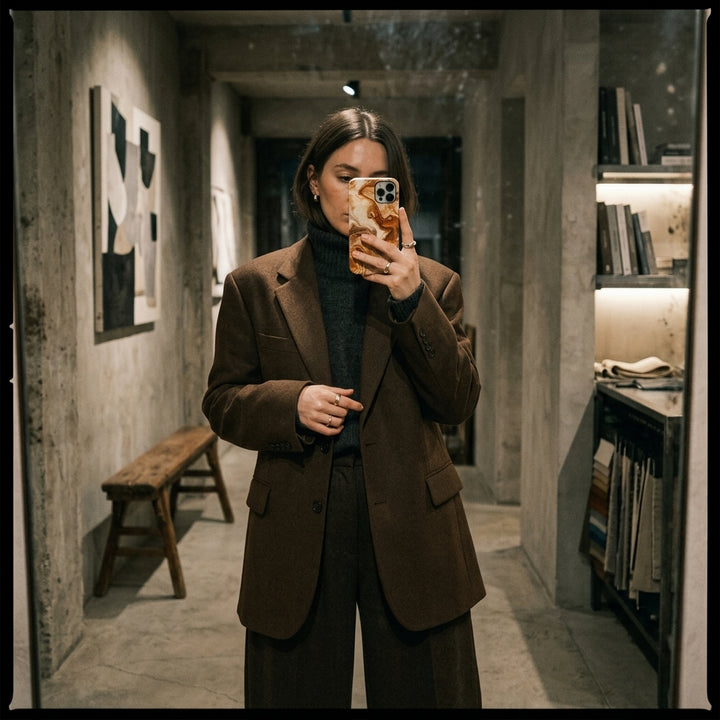 Amber Marble Phone Case