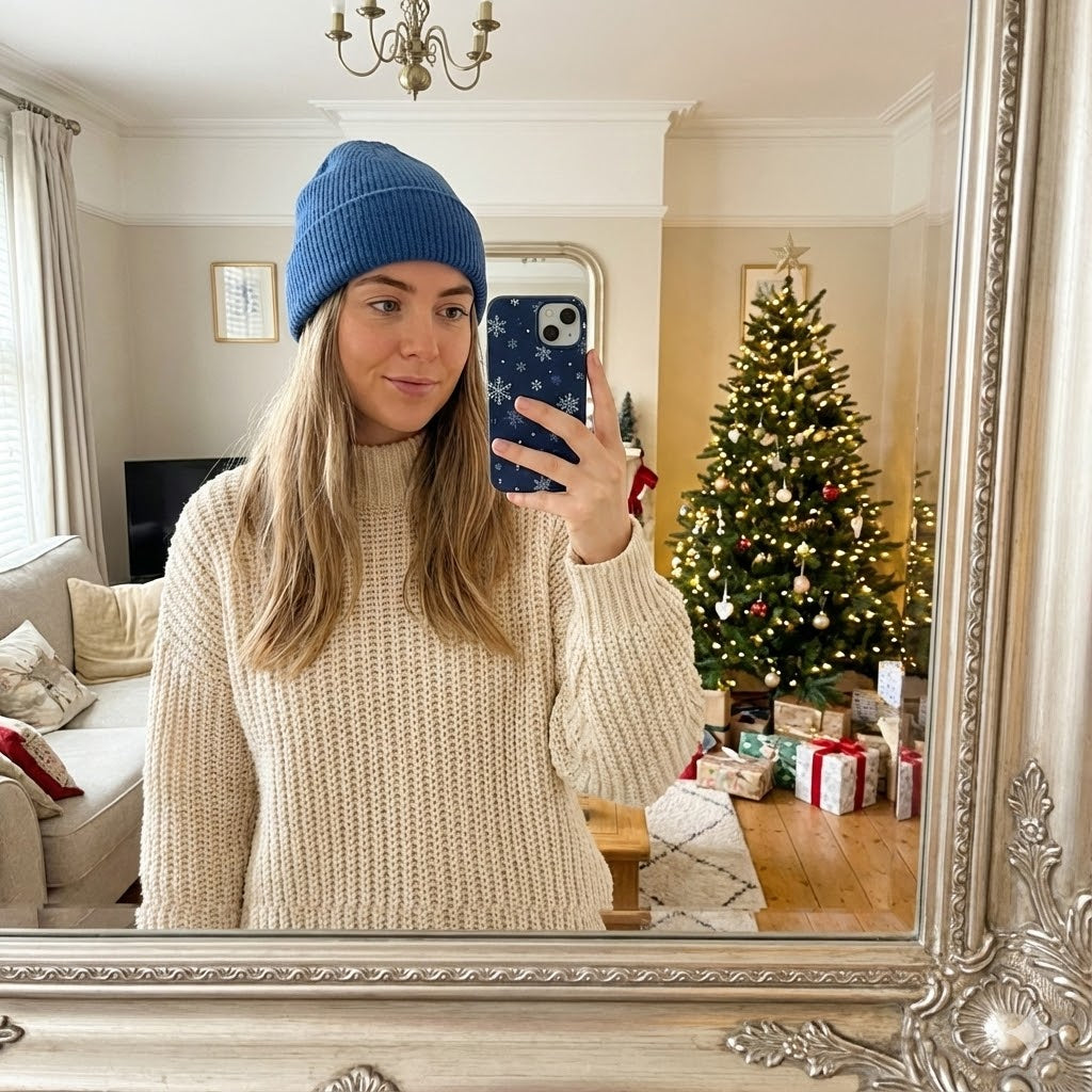 Midnight Snow Flakes Phone Case