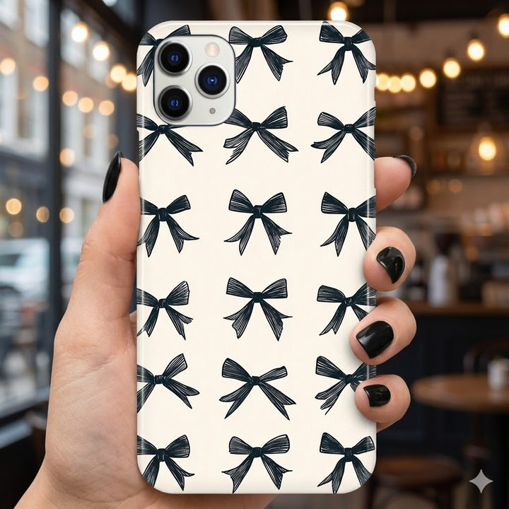 Black Bows Phone Case