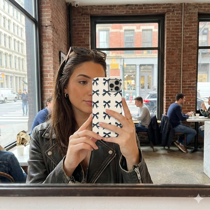 Black Bows Phone Case