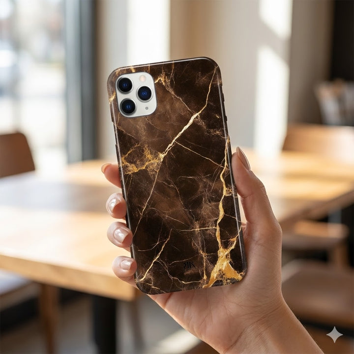 Brown Marble Phone Case