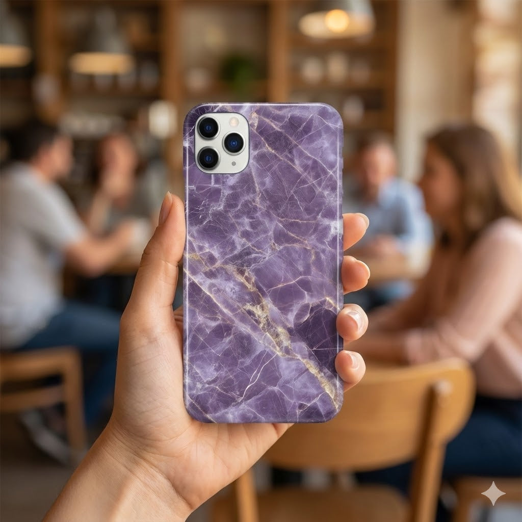 Marble Purple Phone Case