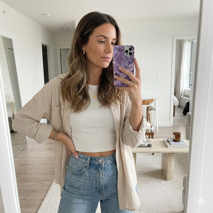 Marble Purple Phone Case