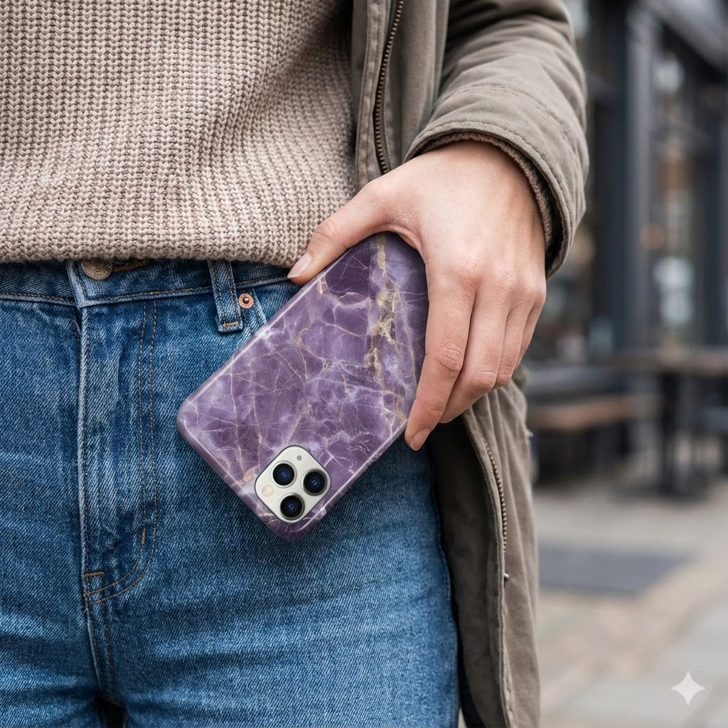 Marble Purple Phone Case