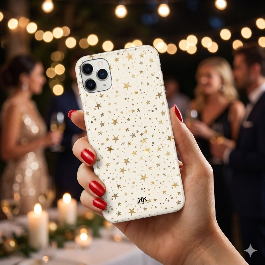 Gold Stars Phone Case