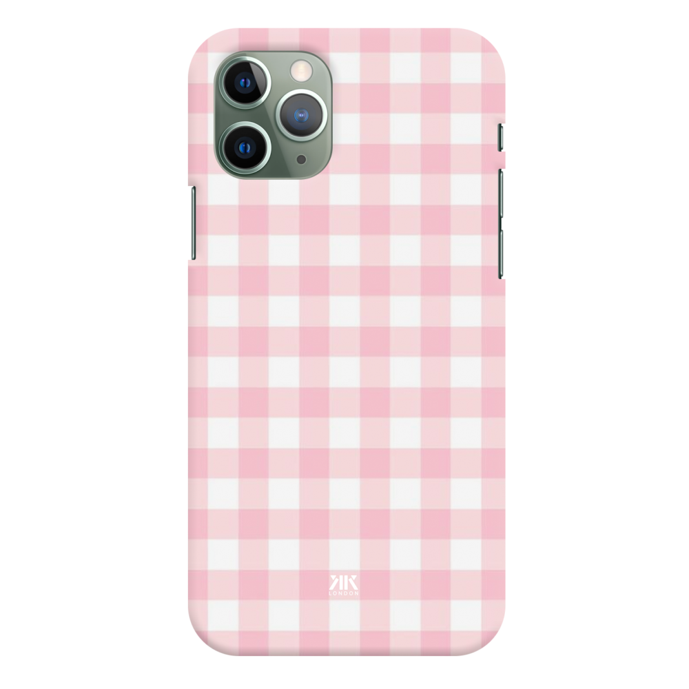 Pink Gingham Pink Phone Case | KK London Pink Gingham Pink Phone Case | KK London
