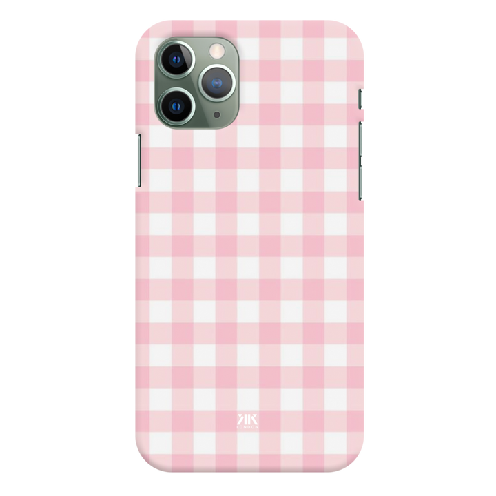 Pink Gingham Pink Phone Case
